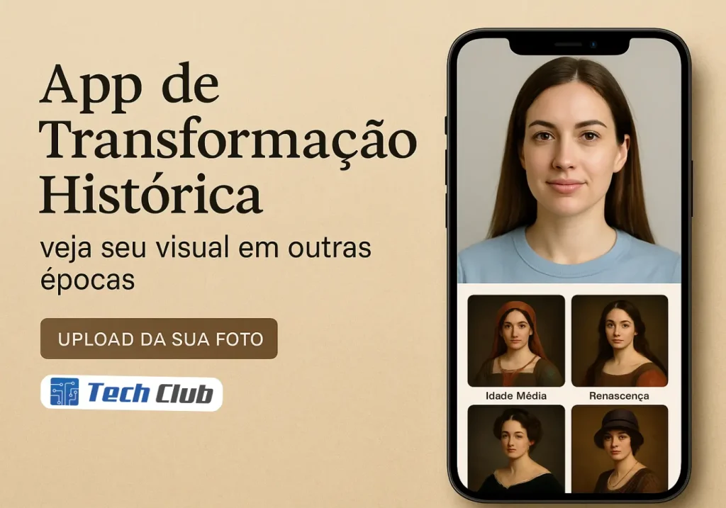 App de Transformação Histórica: veja seu visual em outras épocas - Canal Tech